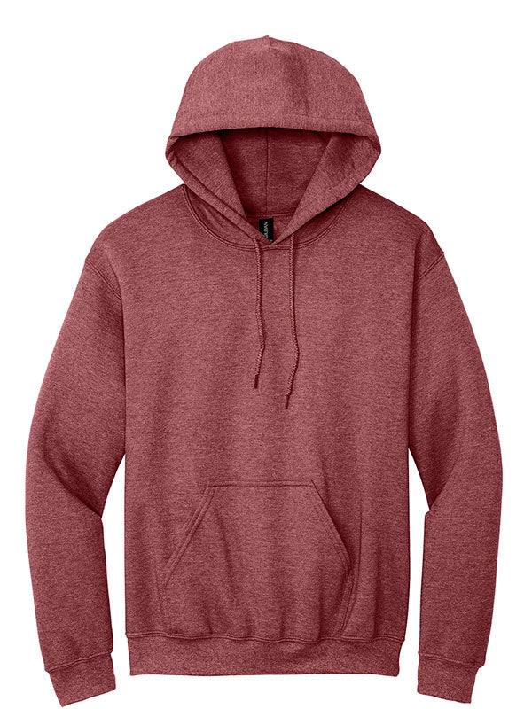 Heather Scarlet Red Gildan Heavy Blend Hoodie