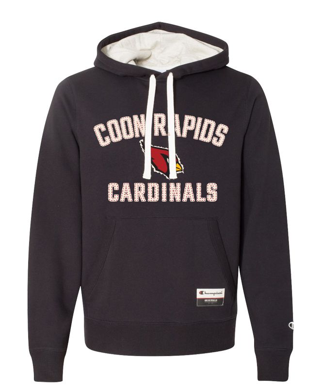 Coon Rapids - Black Sueded Fleece Pullover Hood