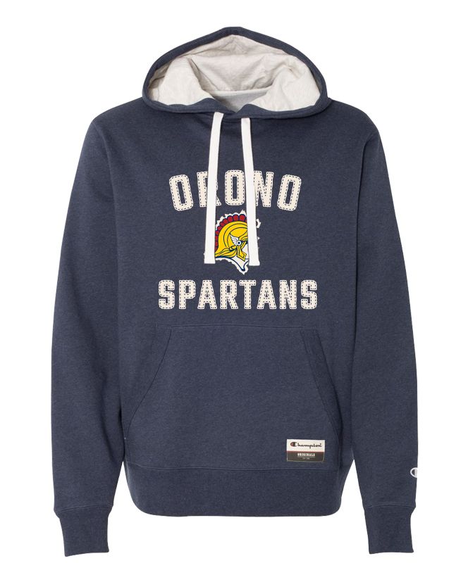 Orono - Navy Sueded Fleece Pullover Hood