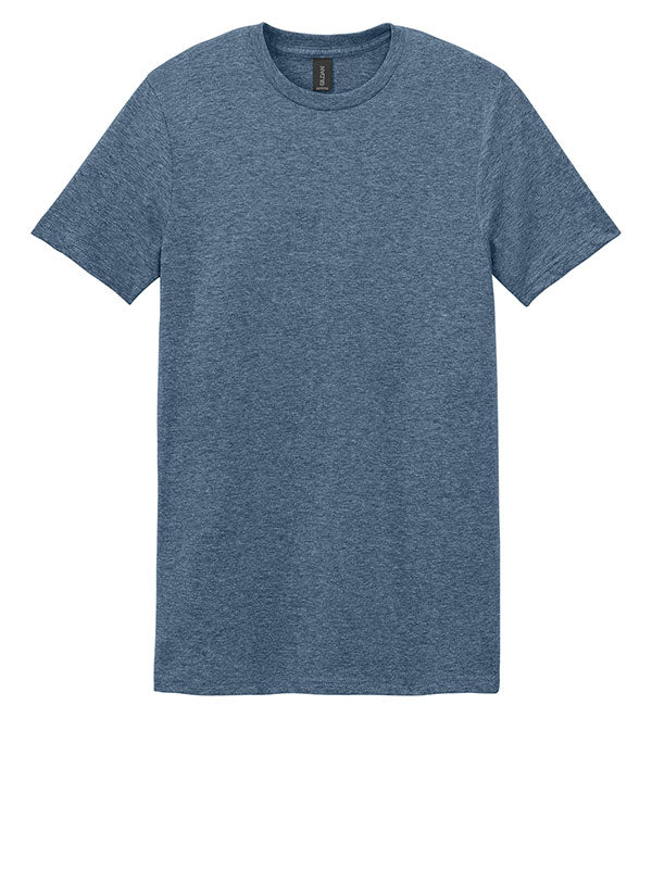 Heather Indigo Gildan Softstyle Tee