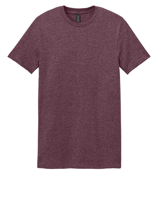 Heather Maroon Gildan Softstyle Tee
