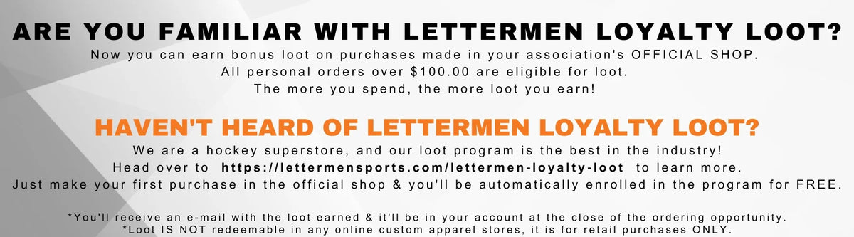 Lettermen Loyalty Loot information banner
