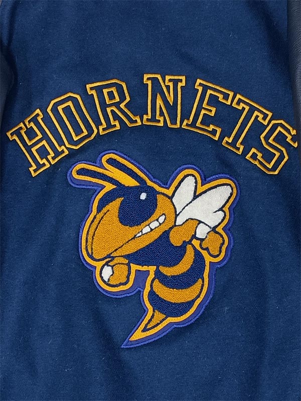 Big Lake High School Embroidered Varsity Letterman Jacket Back
