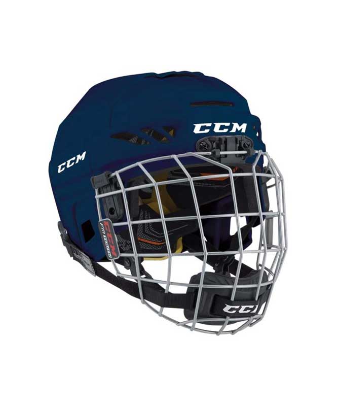 CCM Fitlite 3DS Youth Hockey Helmet Combo