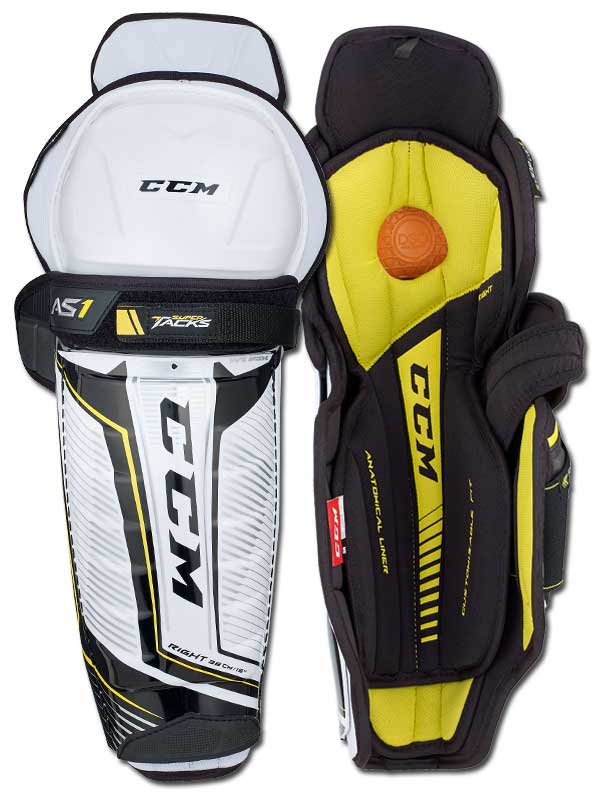 CCM Super Tacks AS1 Senior Hockey Shinguards