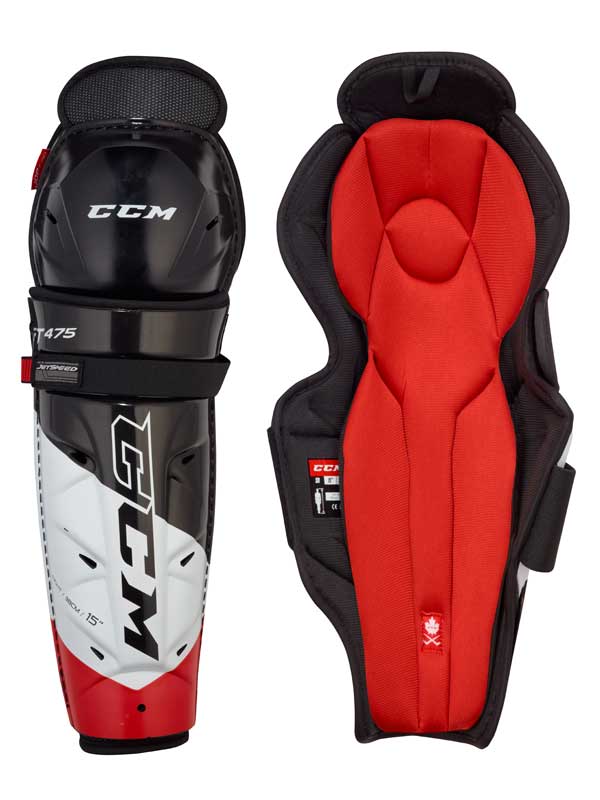 CCM FT475 Junior Hockey Shin Guards