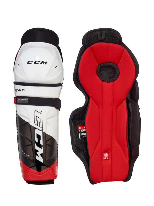 CCM FT485 Junior Hockey Shin Guards