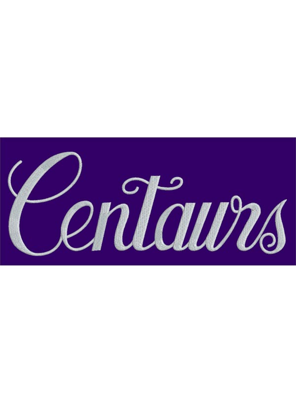 Centaurs Embroidered Letterman Jacket Back