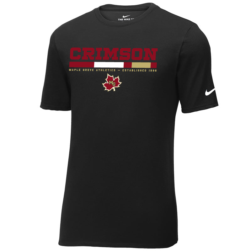 Nike Community Core Tee, Crimson Black