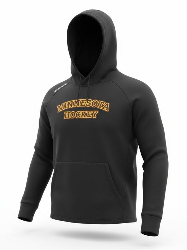 Minnesota - Maroon/Black CCM Shadow Hooded Sweatshirt