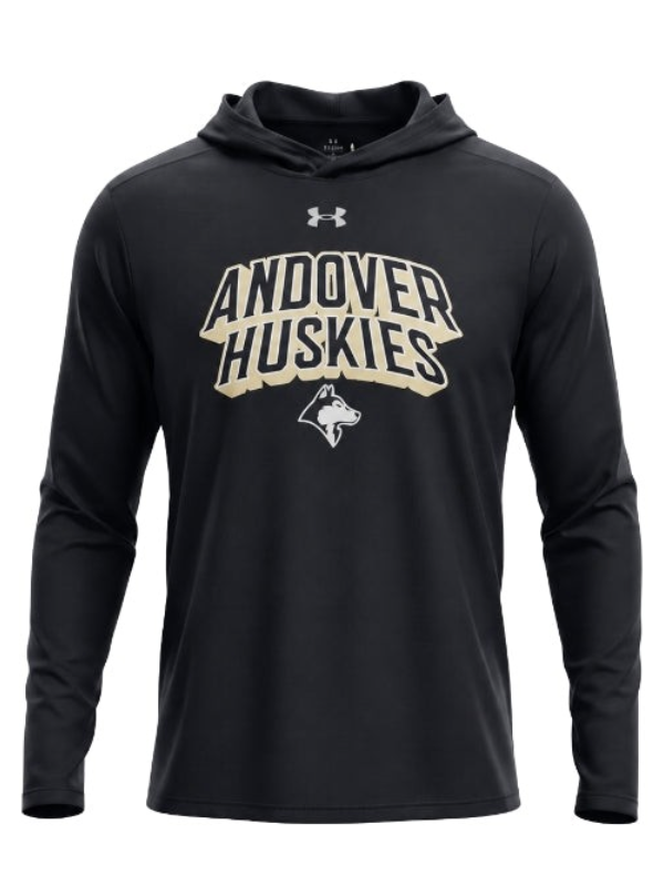 Andover - Black Under Armour Vanish Long Sleeve Hooded T-Shirt