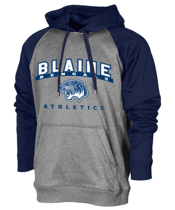F370 Raglan Hooded Fleece Sweatshirt, Blaine