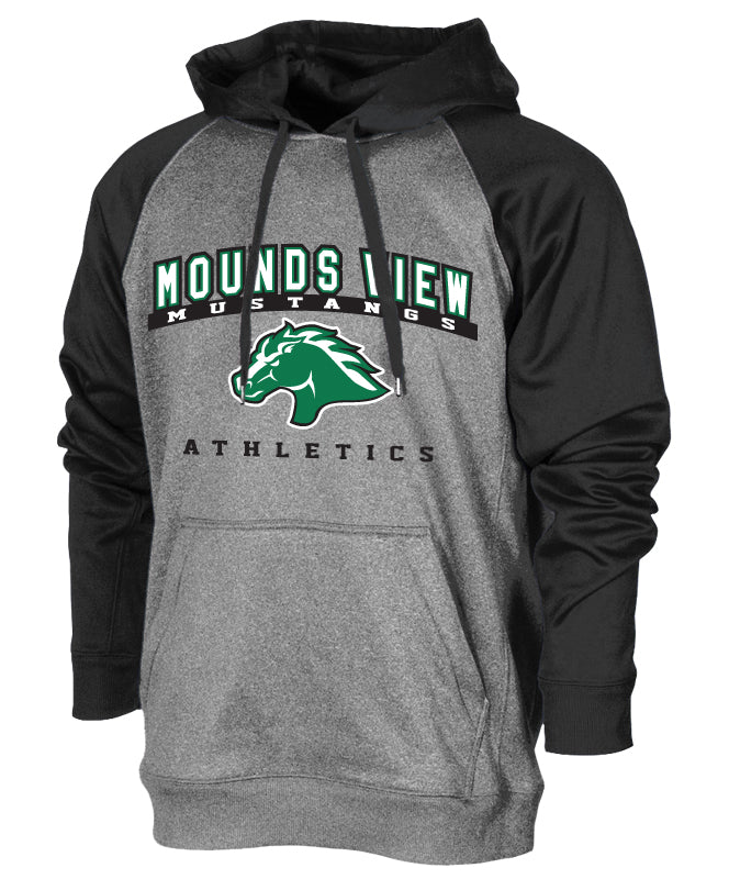 F370 Raglan Hooded Fleece Sweatshirt, Mounds View