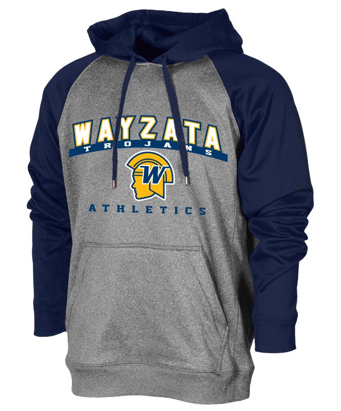 F370 Raglan Hooded Fleece Sweatshirt, Wayzata