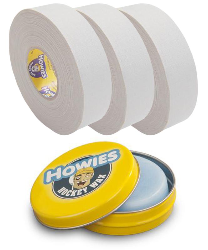 Howies Wax Pack Hockey Tape - 3 White/1 Wax