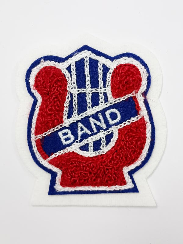 Band Lyre Chenille Award Symbol