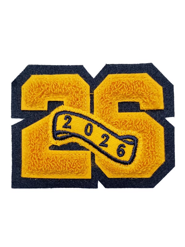 Graduation Year w/Year Banner Chenille