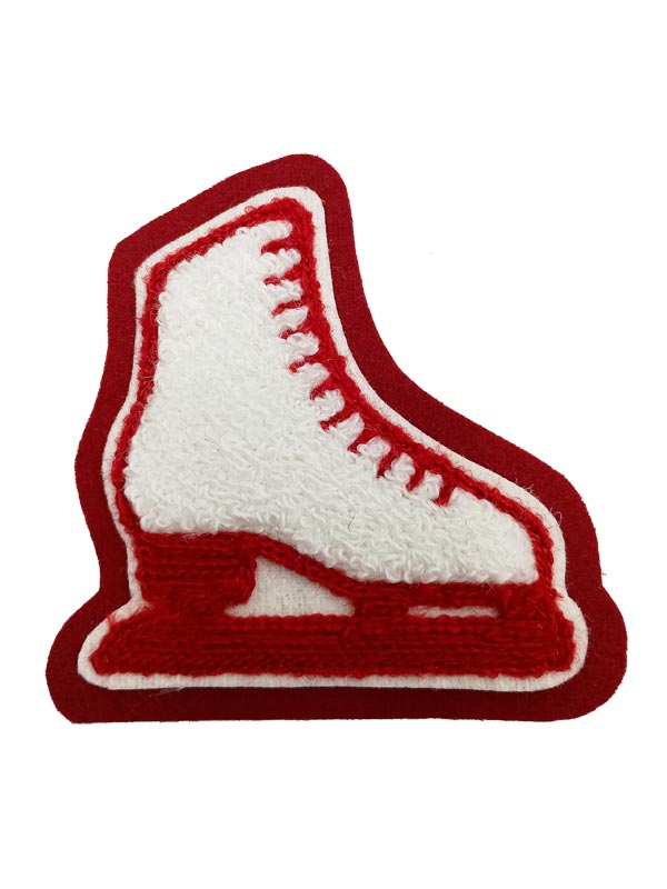 Figure Skate Chenille Award Symbol