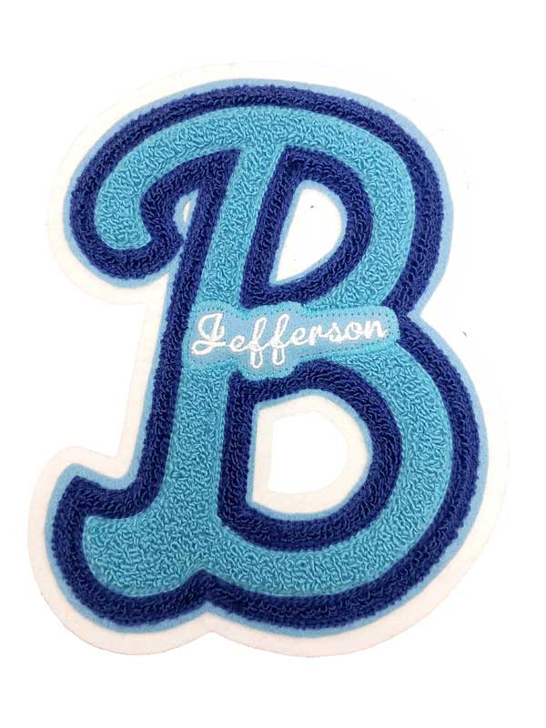 Bloom Jefferson Chenille Front Letter