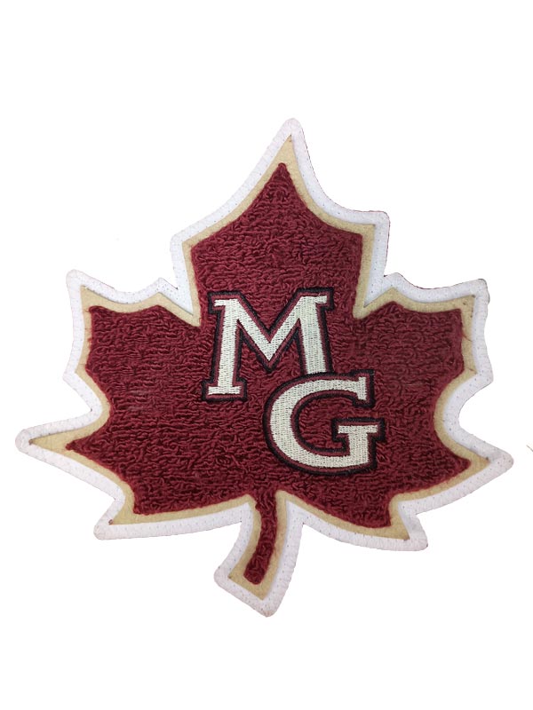 Maple Grove Chenille Front Letter