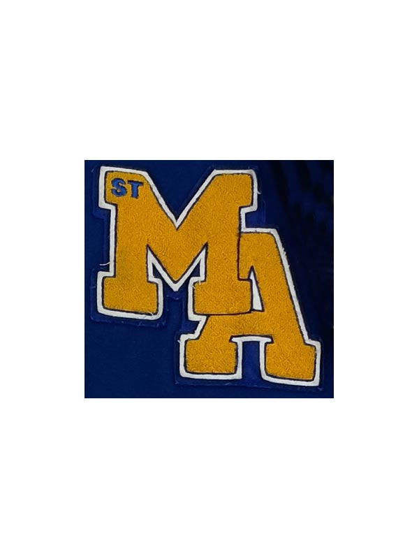 StMichaelAlbert Chenille Front Letter
