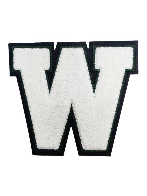 West Lutheran Chenille Front Letter