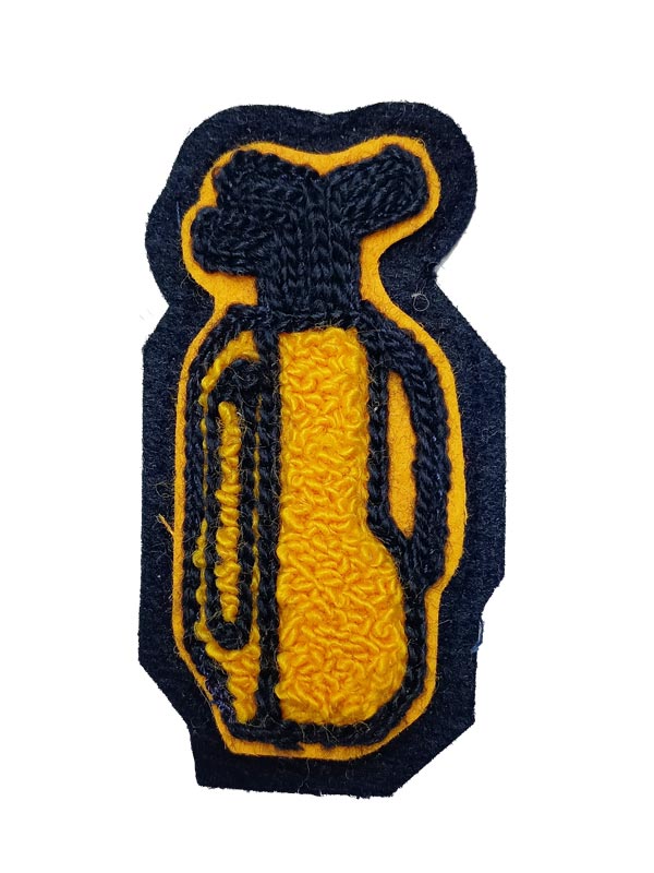 Golf Bag Chenille Award Symbol