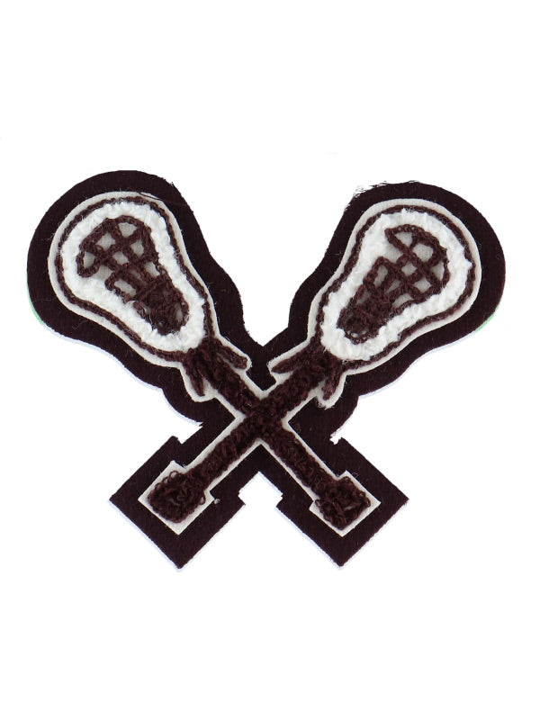Lacrosse Chenille Award Symbol