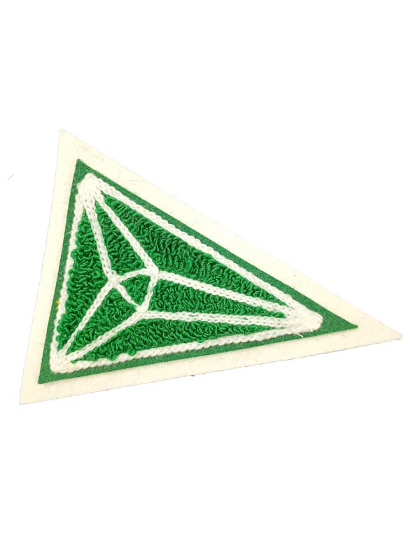Math Triangle Chenille Award Symbol