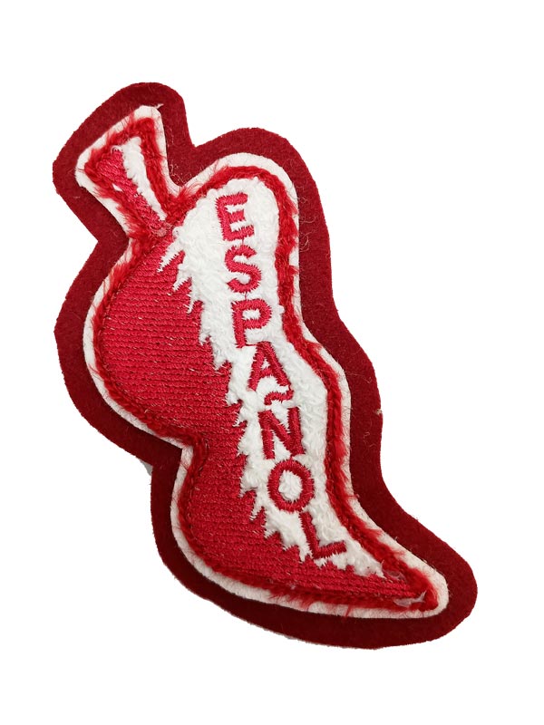 Spanish Pepper Chenille Award Symbol