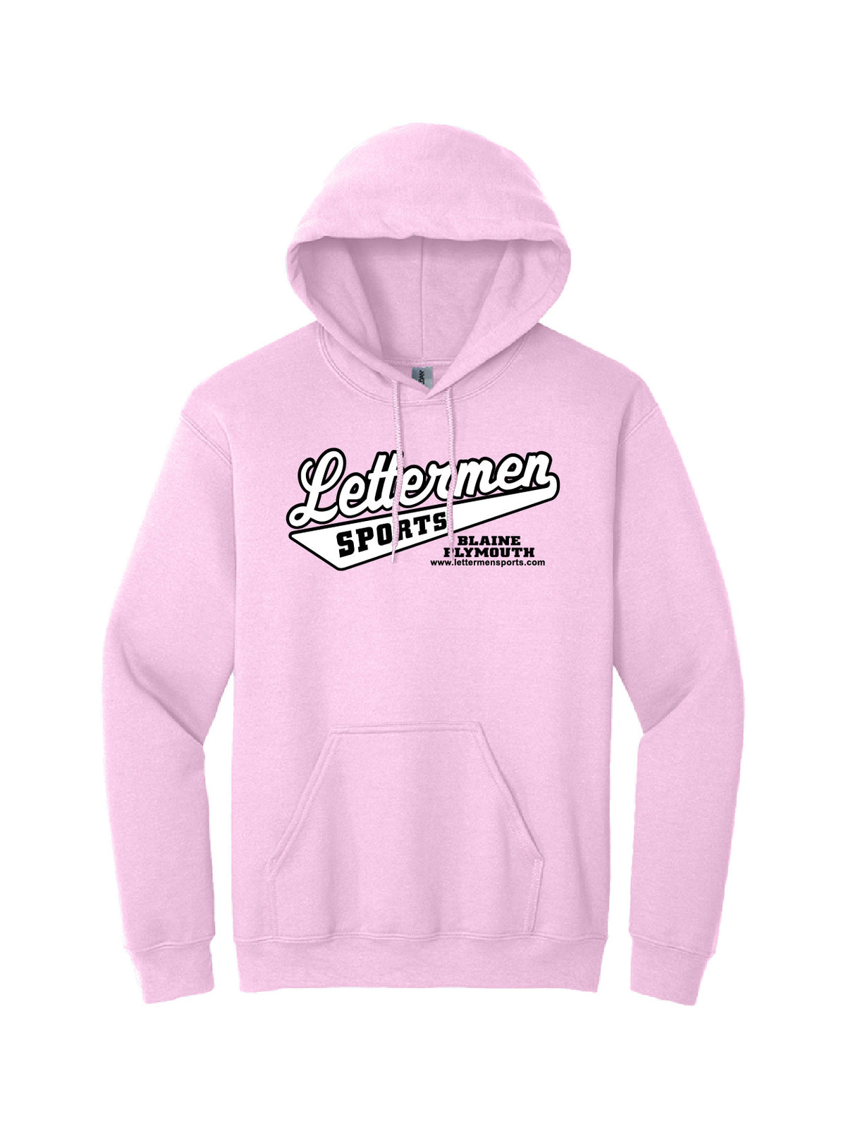 Light Pink Classic Lettermen Hoodie