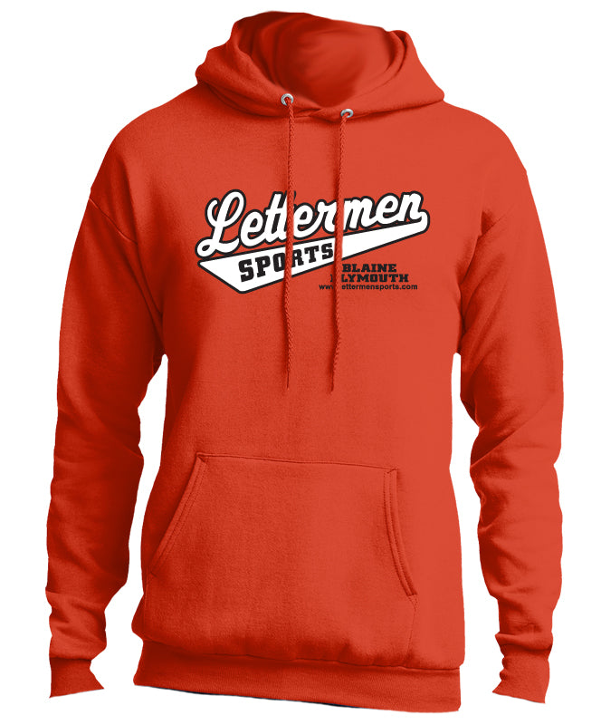 Orange Classic Lettermen Hoodie