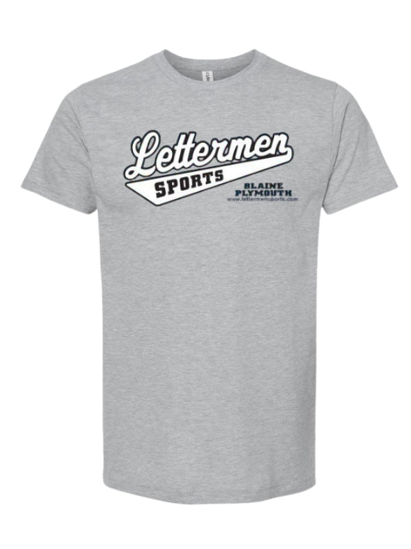 Heather Grey Classic Lettermen Tee 2.0