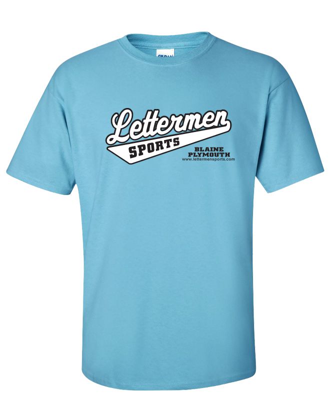 Classic Lettermen Tee, Sky