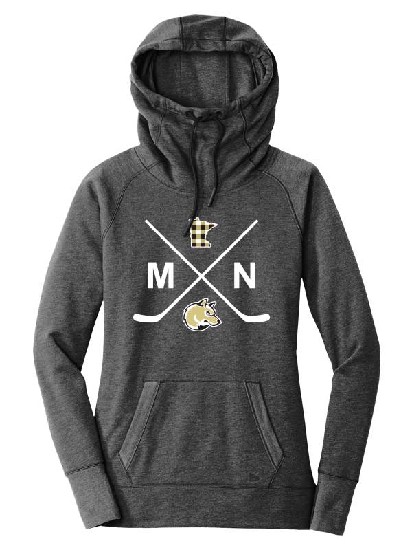 Andover New Era Ladies Tri-Blend Fleece Pullover Hoodie