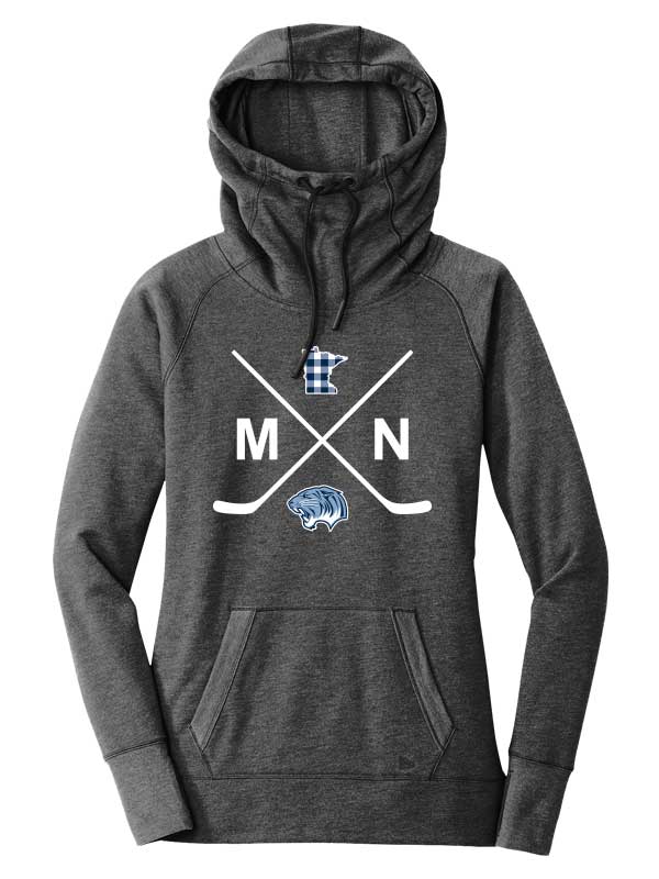 Blaine New Era Ladies Tri-Blend Fleece Pullover Hoodie