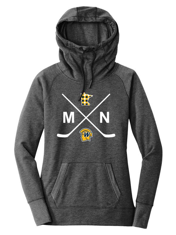 Wayzata New Era Ladies Tri-Blend Fleece Pullover Hoodie
