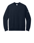 Midnight Navy Nike Club Fleece Sleeve Swoosh Crew