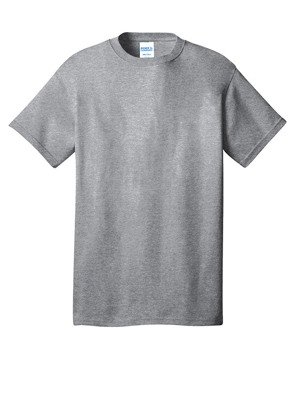Athletic Heather Port & Company Core Cotton Tee