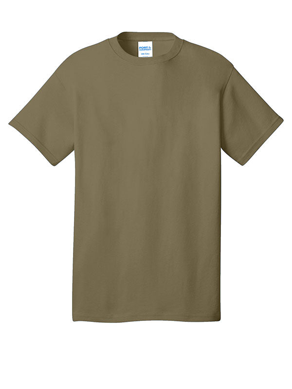Coyote Brown Port & Company Core Cotton Tee