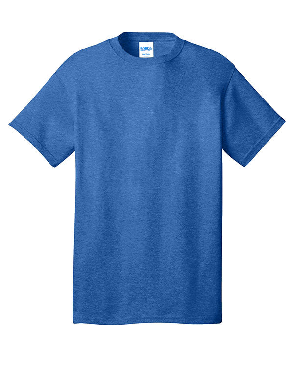 Heather Royal Port & Company Core Cotton Tee