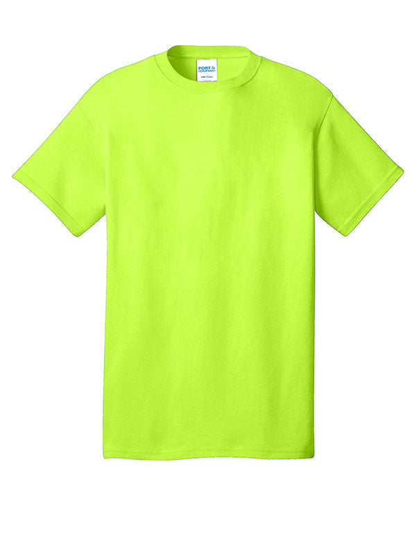 Safety Green Port & Company Core Cotton Tee