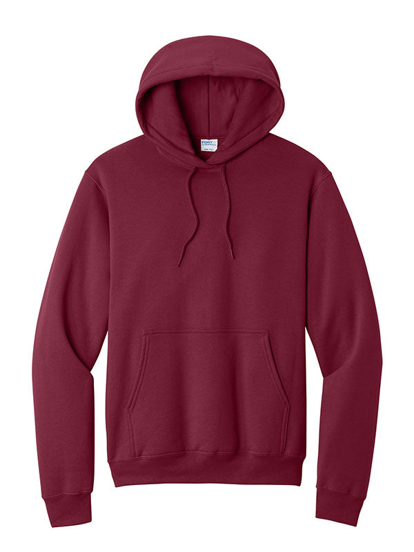 Cardinal Port & Company Fleece Pullover Hooded Sweatshirt