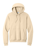 Cream Port & Company Fleece Pullover Hooded Sweatshirt