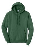 Forest Green Heather Port & Company Fleece Pullover Hooded Sweatshirt