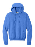 Heather Royal Port & Company Fleece Pullover Hooded Sweatshirt