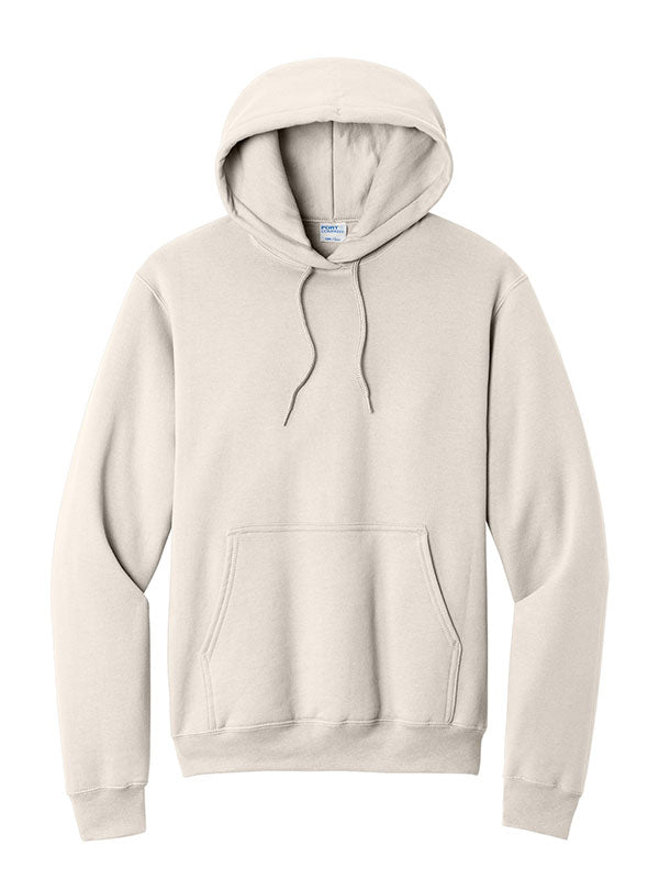 Natural Port & Company Fleece Pullover Hooded Sweatshirt