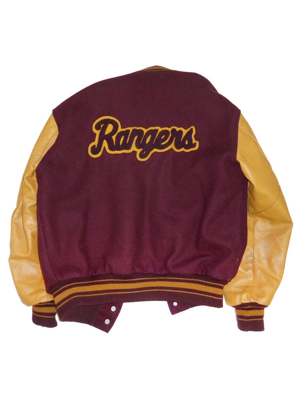 Forest Lake Wool and Leather Set-In Sleeve Letter Jacket