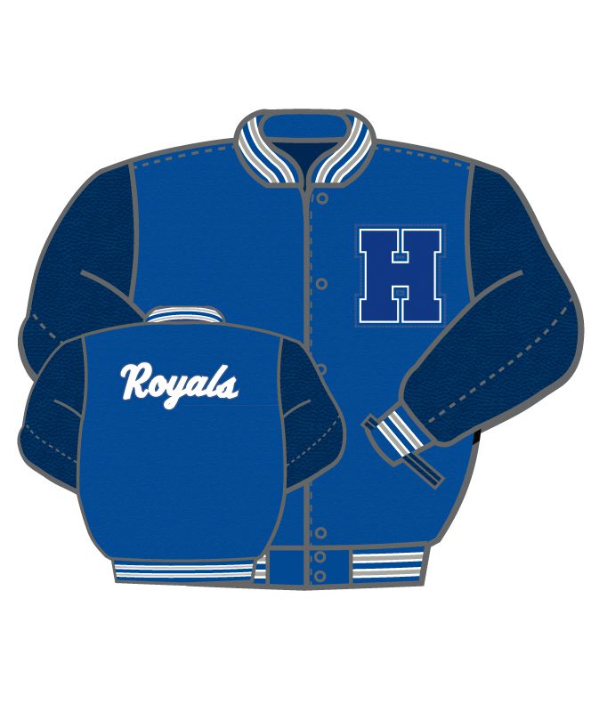 Hopkins Wool and Leather Set-In Sleeve Letter Jacket