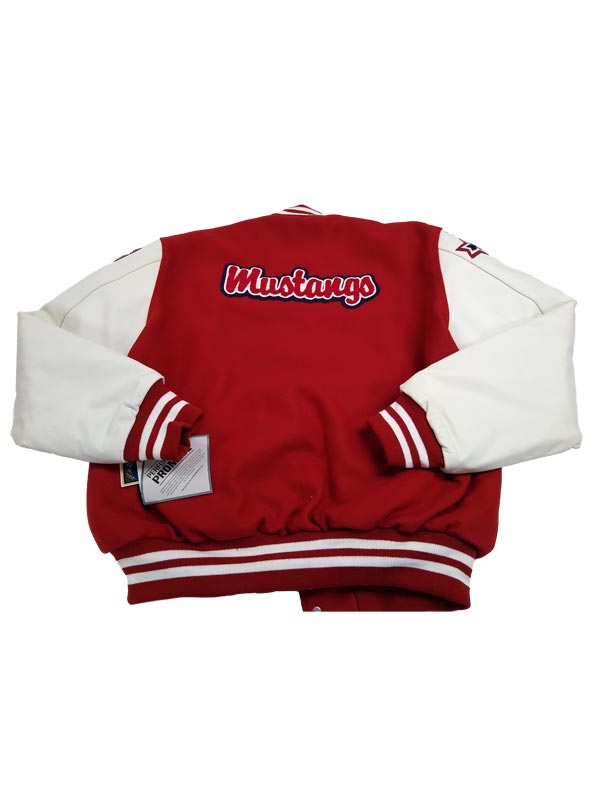 Maranatha Wool and Leather Set-In Sleeve Letter Jacket